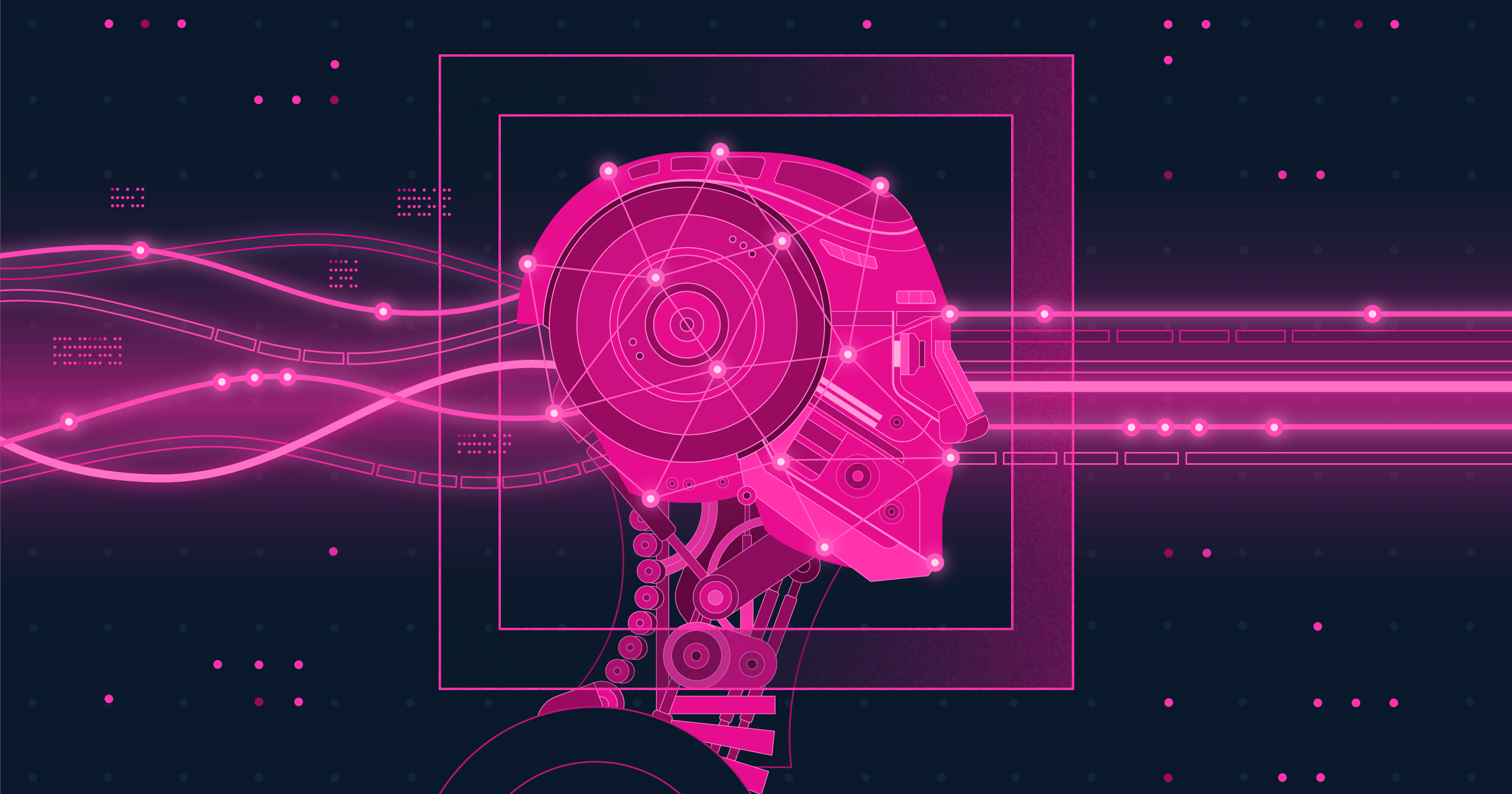 Decorative illustration for article: Realizing the potential of Machine Learning with ML Ops